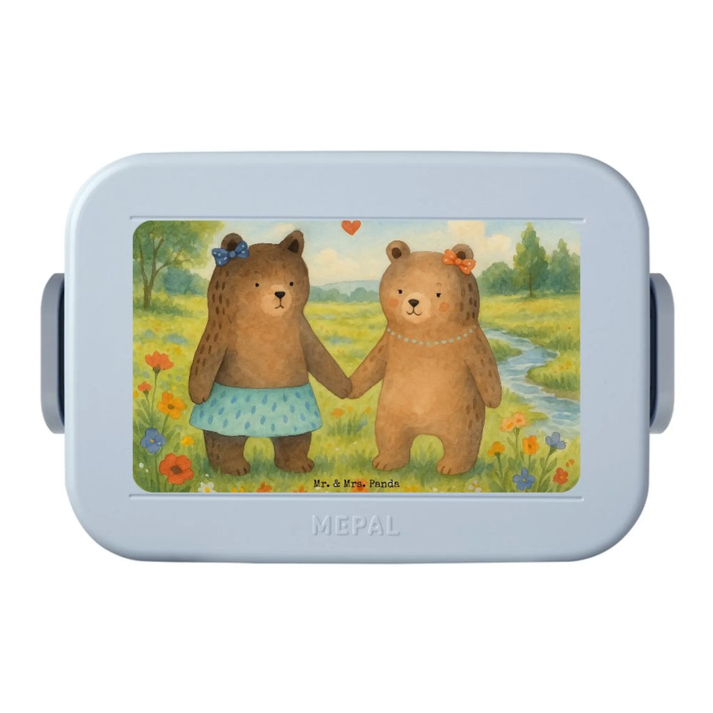 MEPAL Bentobox Bär Freundin Design Lunchbox, Bentobox, Brotdose, Bär, Teddy, Teddybär, Bär Freundin Beste Freund Liebe Liebesbeweis Verliebt Kumpel Kumpeliene