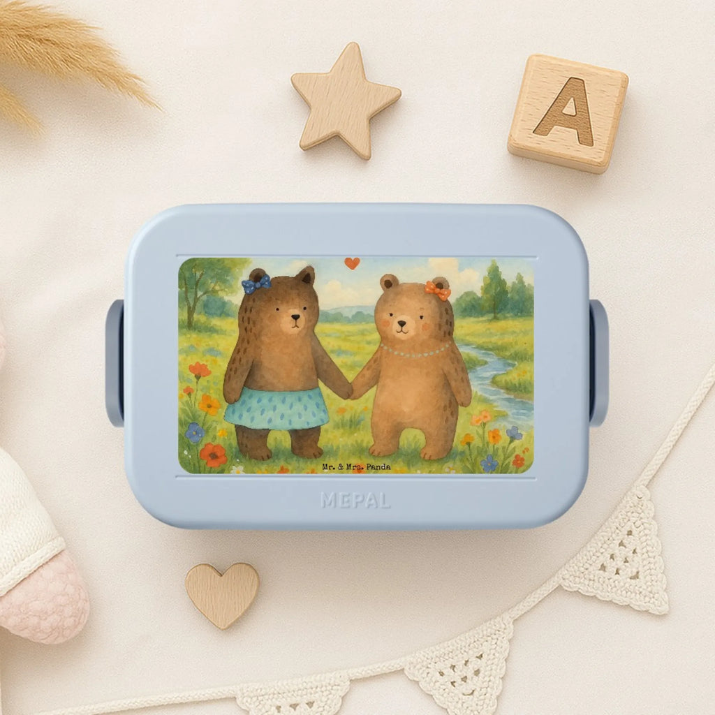 MEPAL Bentobox Bär Freundin Design Lunchbox, Bentobox, Brotdose, Bär, Teddy, Teddybär, Bär Freundin Beste Freund Liebe Liebesbeweis Verliebt Kumpel Kumpeliene