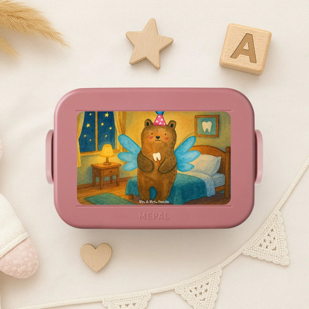 MEPAL Bentobox Bär Zahnfee Design Bentobox, Lunchbox, Brotdose, Bär, Teddy, Teddybär, Fee, Zahnfee, Milchzahn, Erster Zahn
