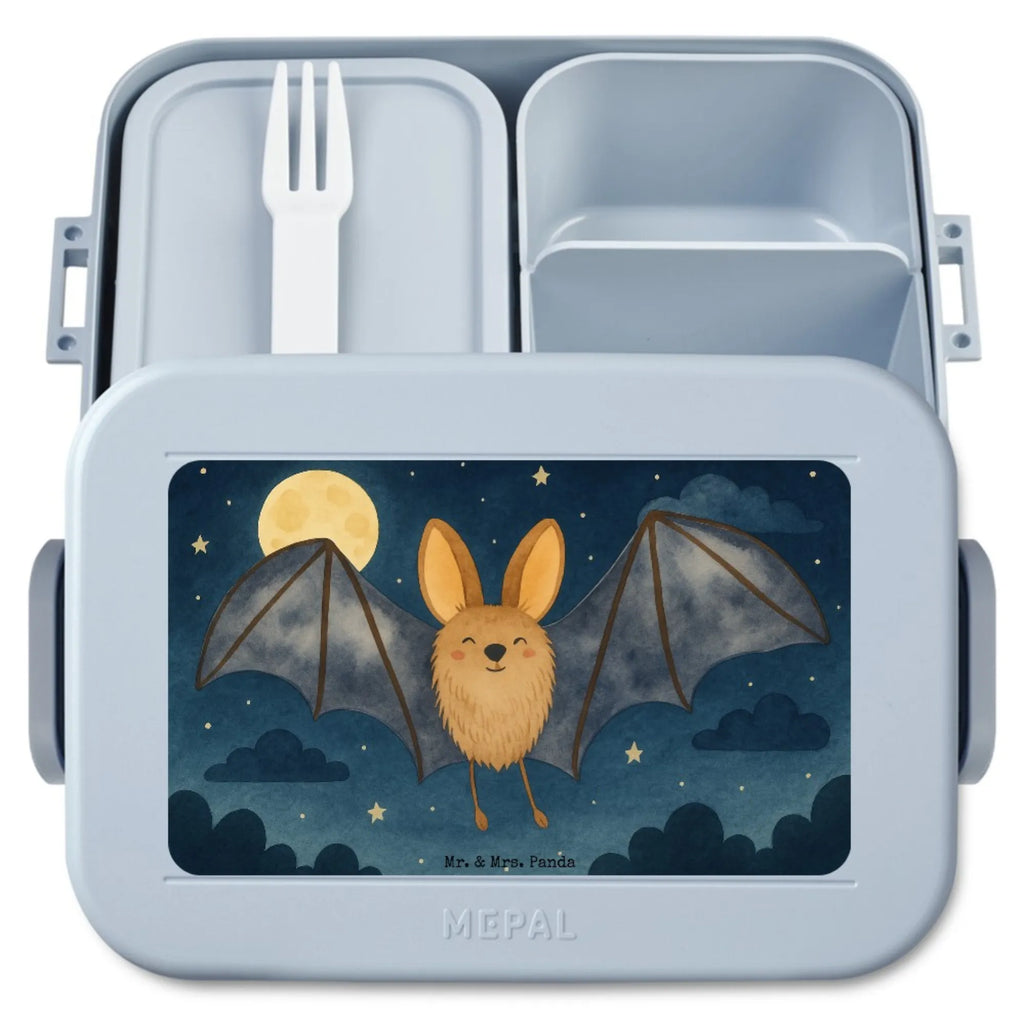 MEPAL Bentobox Fledermaus Flügel Design Bentobox, Brotdose, Lunchbox, Tiermotive, Gute Laune, lustige Sprüche, Tiere