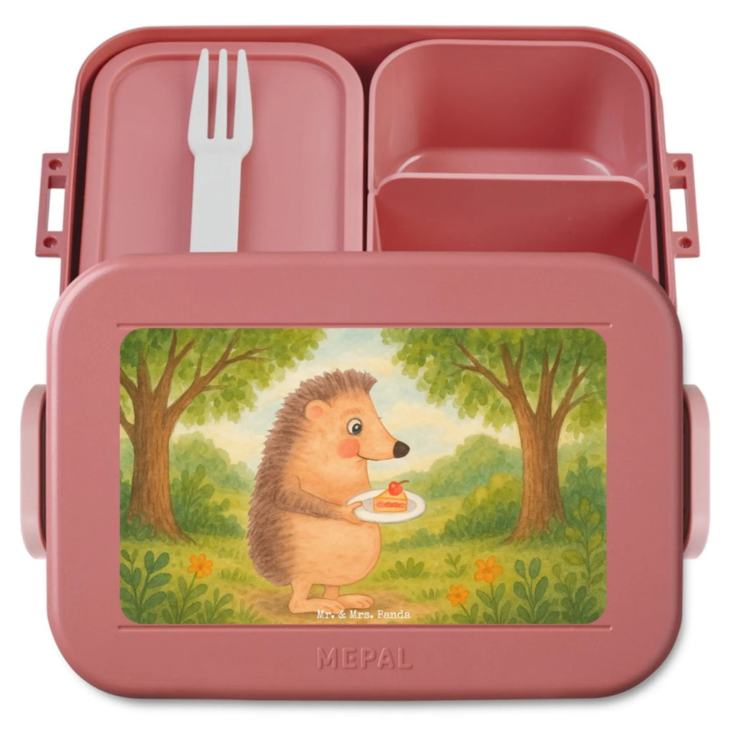MEPAL Bentobox Igel Kuchenstück Design Brotdose, Bentobox, Lunchbox, Tiermotive, Gute Laune, lustige Sprüche, Tiere, Einladung Party, Geburtstagskuchen, Igel, Kuchen backen, Kuchen, Essen Spruch, Torte, Backen Geschenk