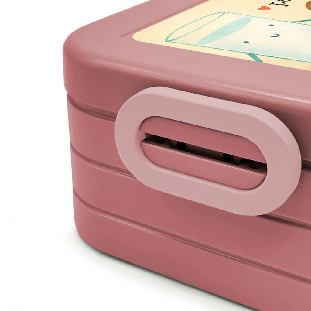 MEPAL Bentobox Milch Keks Design Lunchbox, Brotdose, Bentobox, Tiermotive, Gute Laune, lustige Sprüche, Tiere, Keks, Motiv süß, romantisch, Einladung Frühstück, Kaffee, Cookie, Kekse, perfektes Paar, Milk, Milch