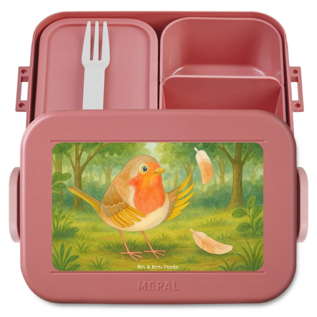 MEPAL Bentobox Rotkehlchen Federn Design Bentobox, Lunchbox, Brotdose, Tiermotive, Gute Laune, lustige Sprüche, Tiere, Spruch Mut, Spruch Motivation, What if i fall, Vogel, Rotkehlchen, Motivationsbilder, fliegen, Motivation Sprüche