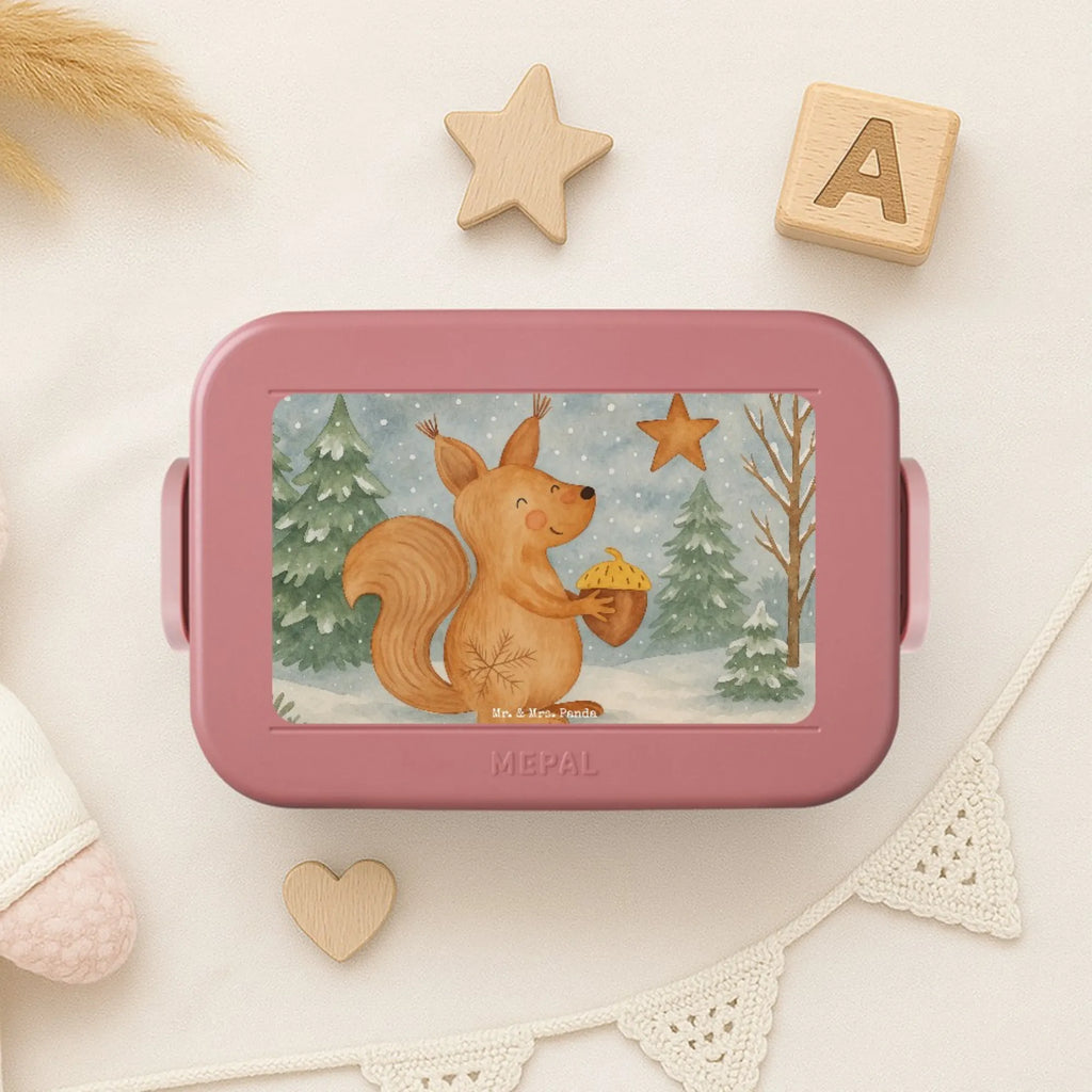 MEPAL Bentobox Eichhörnchen Weihnachten Design Bentobox, Brotdose, Lunchbox, Winter, Weihnachten, Weihnachtsdeko, Nikolaus, Advent, Heiligabend, Wintermotiv, Weihnachtsgruß, Vogel, Guten Rutsch, Frohes neues Jahr, Weihnachtsmotiv, Frohe Weihnachten, Neujahr