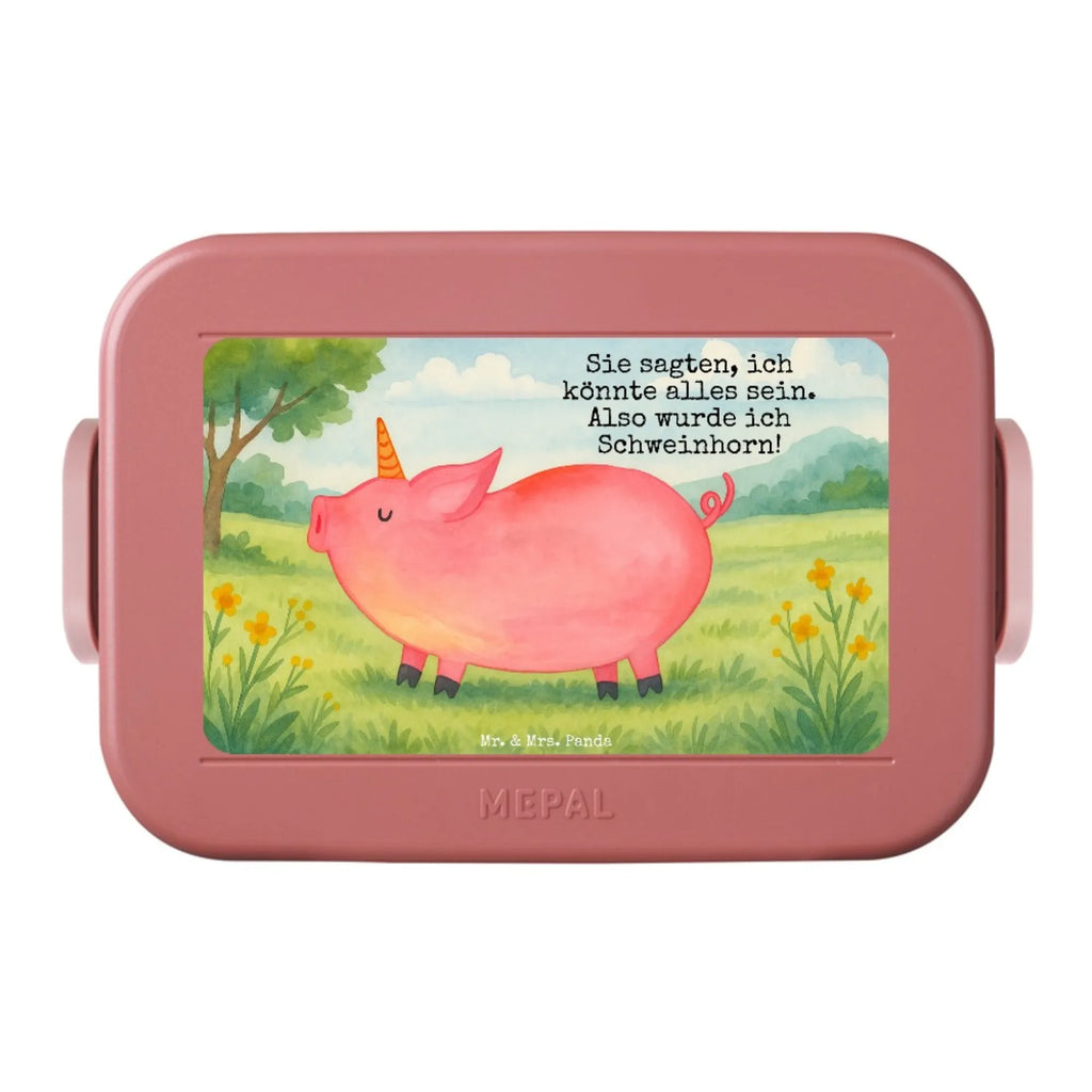 MEPAL Bentobox Einhorn Schwein Design Lunchbox, Bentobox, Brotdose, Einhorn, Einhörner, Einhorn Deko, Unicorn, Spruch, Pig, Schweinhorn, Schwein, funny, Piggy, english, Bauer, witzig. lustig, geschenk, Party, Spaß, englisch