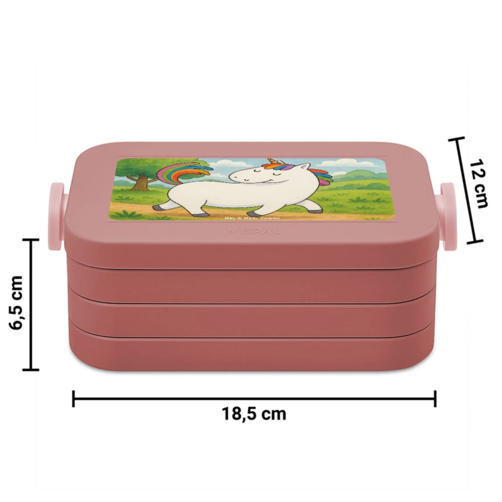 MEPAL Bentobox Einhorn Stolzieren Design Bentobox, Brotdose, Lunchbox, Einhorn, Einhörner, Einhorn Deko, Unicorn, Reiter, Reiten, Freundin, Geschenk, bunt, stolz, Pferd, anders