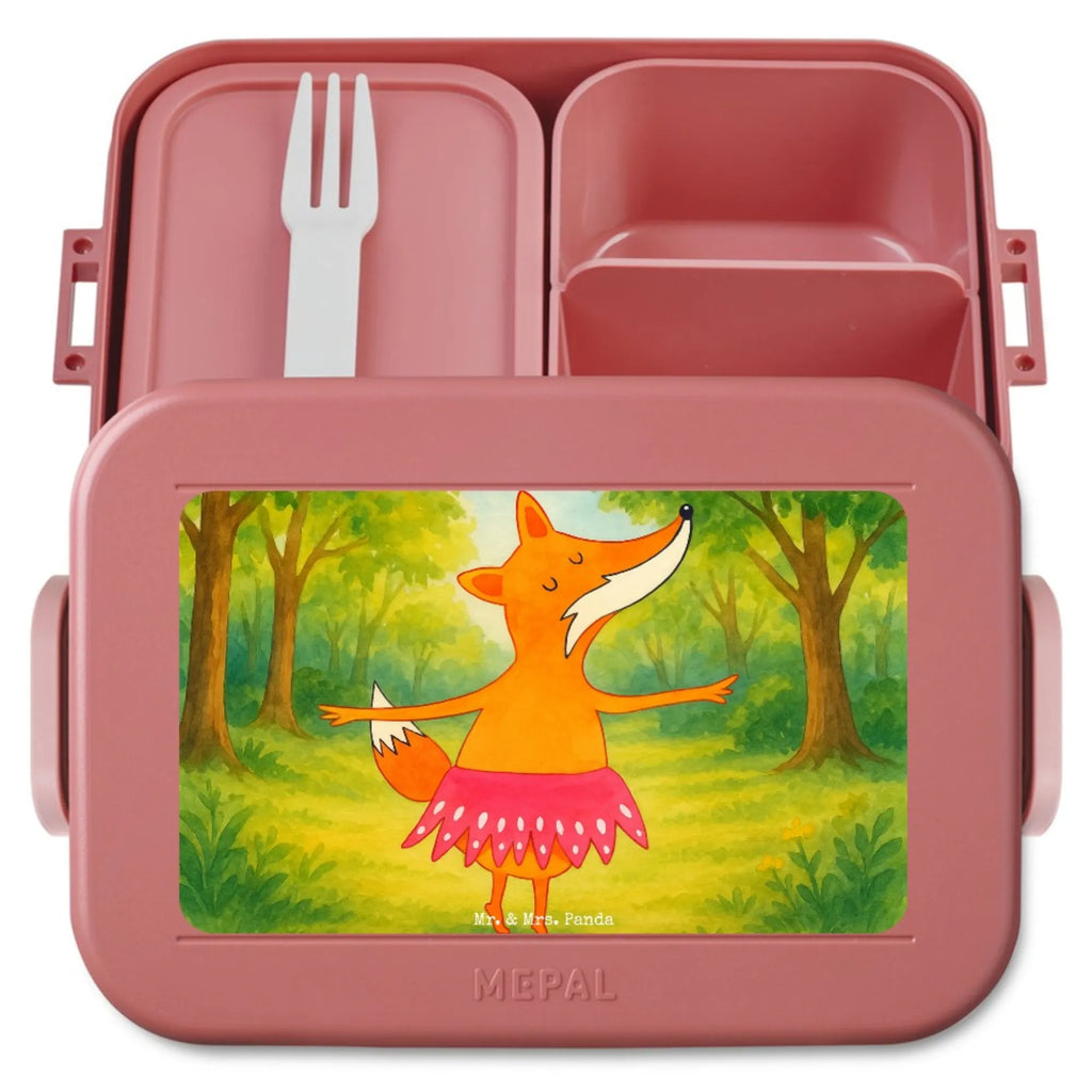 MEPAL Bentobox Fuchs Ballerina Design Lunchbox, Brotdose, Bentobox, Fuchs, Geburtstag, Party, Ballerina, Einladung, Ballett, Füchsin, Tänzerin, Tanzen, Fuchs Spruch, Füchse