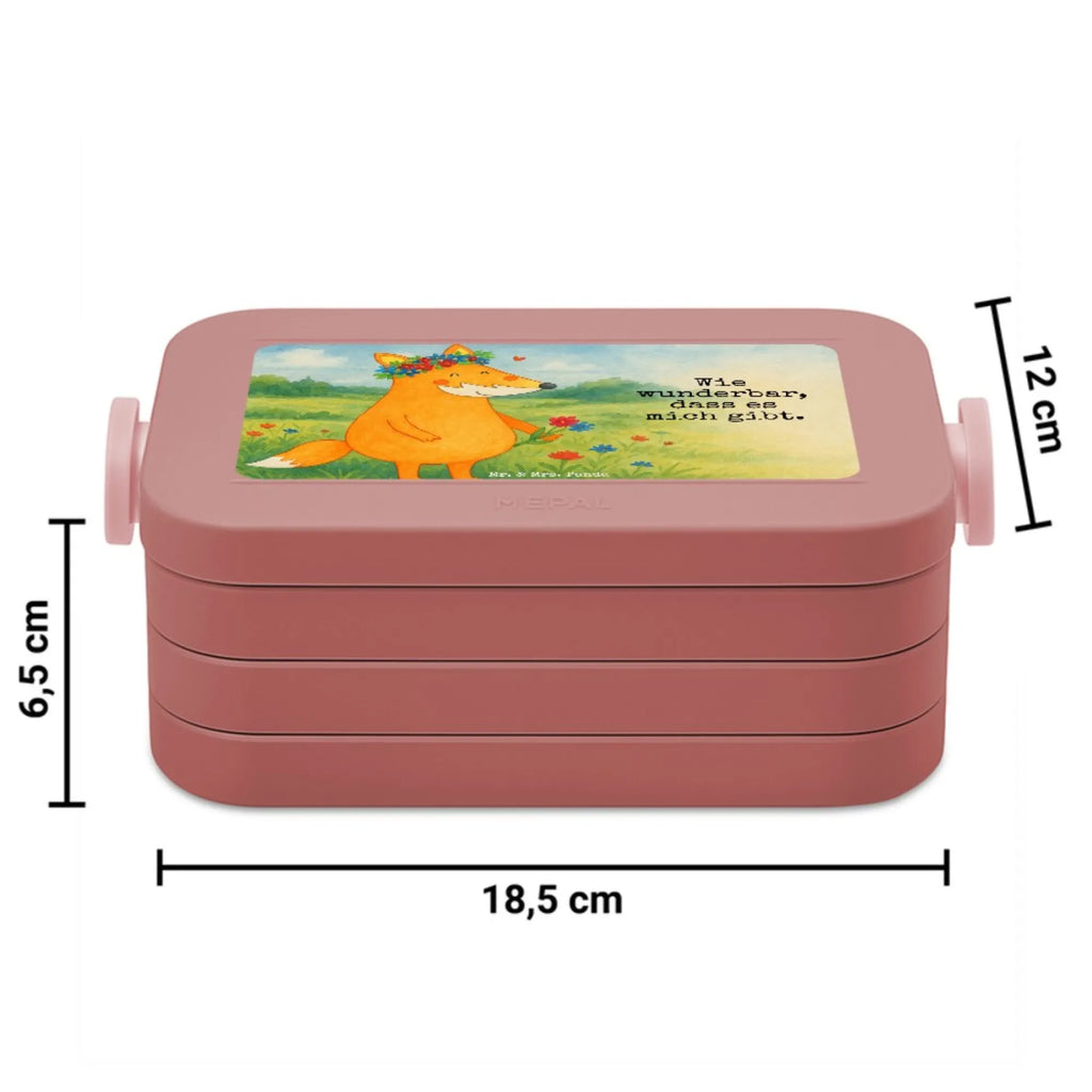 MEPAL Bentobox Fuchs Blumen Design Brotdose, Bentobox, Lunchbox, Fuchs, Freude, Freundinnen, Selbstliebe, ich, mich, Liebesbeweis, Fox, Liebe, Blumenmädchen, Blume, Motivation, Freundin, Füchse, Fuchsmädchen, Blumen