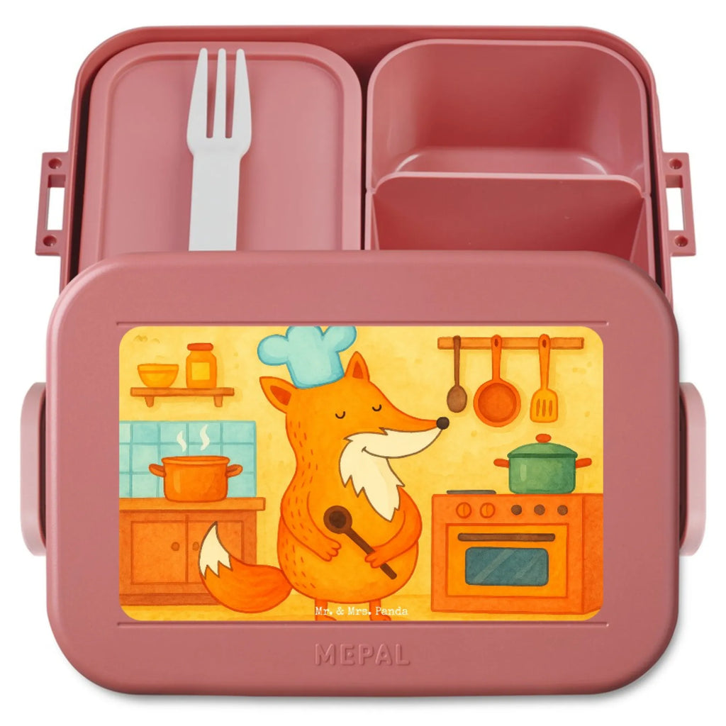 MEPAL Bentobox Fuchs Koch Design Brotdose, Lunchbox, Bentobox, Fuchs, Küche Spruch, Küche Deko, Bäcker, witzig, Spruch lustig, Köche, Füchse, Party Spruch, Koch Geschenk