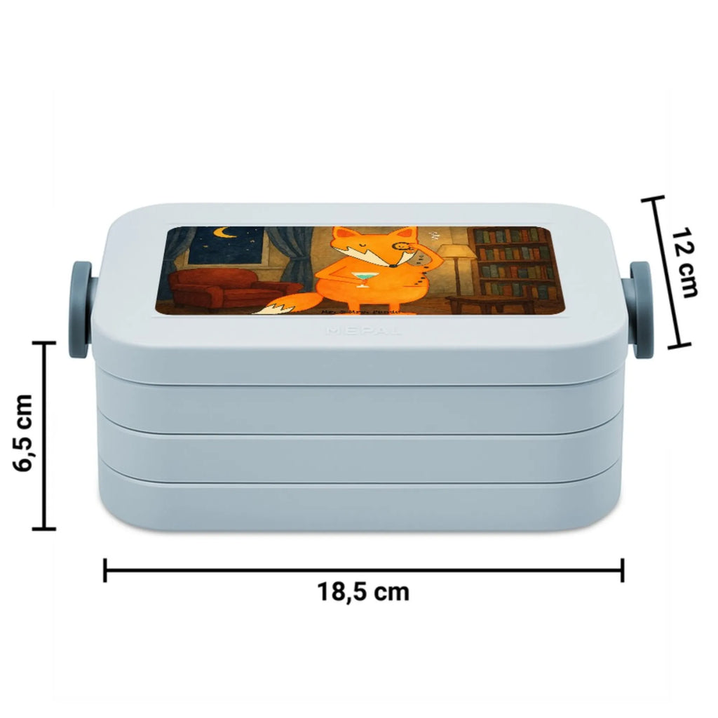 MEPAL Bentobox Fuchs Lord Design Lunchbox, Brotdose, Bentobox, Fuchs, Füchse, Liebeskummer Geschenk, Spruch lustig, Motivation Spruch, Problemlösung, tröstende Worte