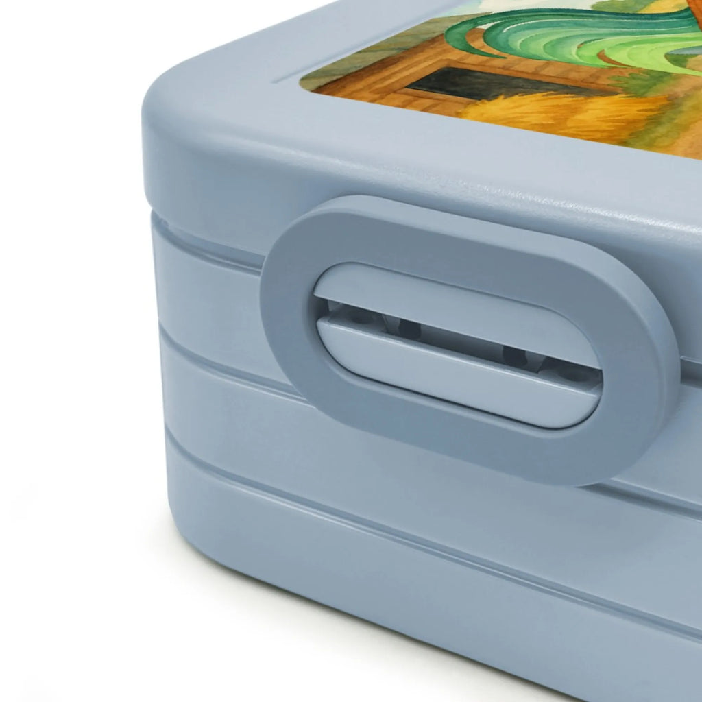 MEPAL Bentobox Hahn Korn Design Bentobox, Lunchbox, Brotdose, Bauernhof, Hoftiere, Landwirt, Landwirtin, Korn, Henne, Hahn, Eier, Natur