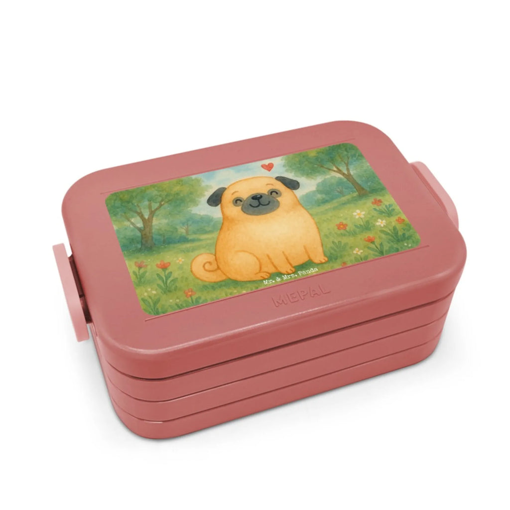 MEPAL Bentobox Mops Design Bentobox, Lunchbox, Brotdose, Hund, Hundemotiv, Haustier, Hunderasse, Tierliebhaber, Hundebesitzer, Sprüche, Mops, Liebe, Hundeliebe