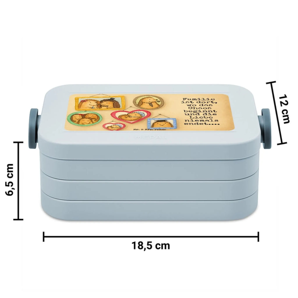 MEPAL Bentobox Igel Familie Design Brotdose, Lunchbox, Bentobox, Familie, Vatertag, Muttertag, Bruder, Schwester, Mama, Papa, Oma, Opa, Igel, Zusammenhalt, Glück, Liebe, Bilder