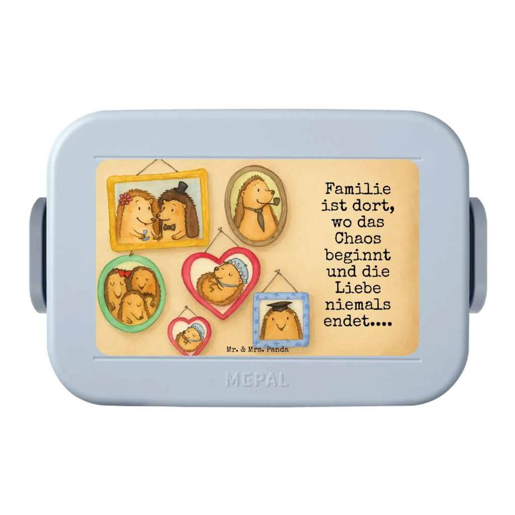 MEPAL Bentobox Igel Familie Design Brotdose, Lunchbox, Bentobox, Familie, Vatertag, Muttertag, Bruder, Schwester, Mama, Papa, Oma, Opa, Igel, Zusammenhalt, Glück, Liebe, Bilder