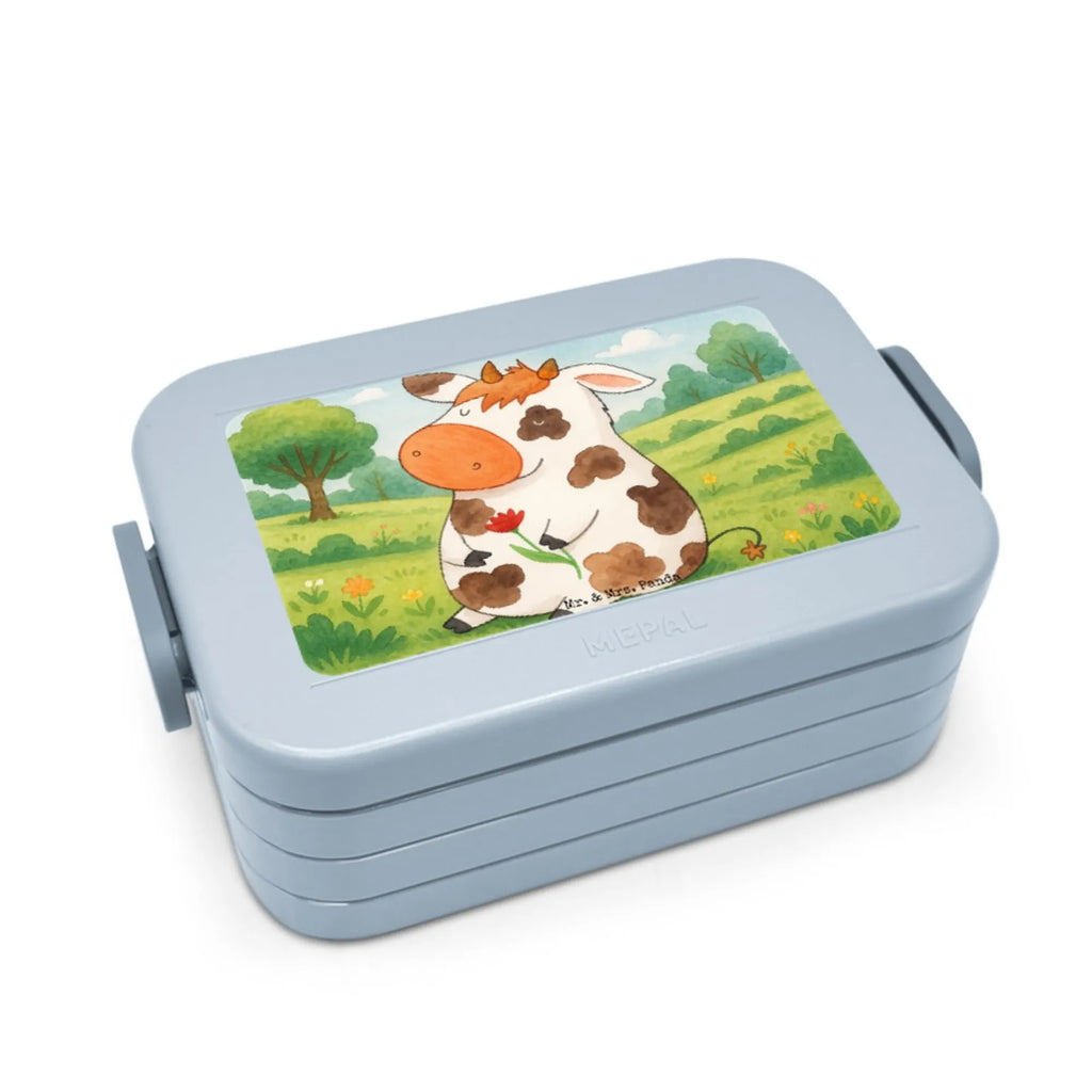 MEPAL Bentobox Kuh Design Bentobox, Lunchbox, Brotdose, Bauernhof, Hoftiere, Landwirt, Landwirtin, Flausen, Spruch, Magie, Träume, Kühe, Kuh, Motivtion, Milch, Milchkuh, Hof