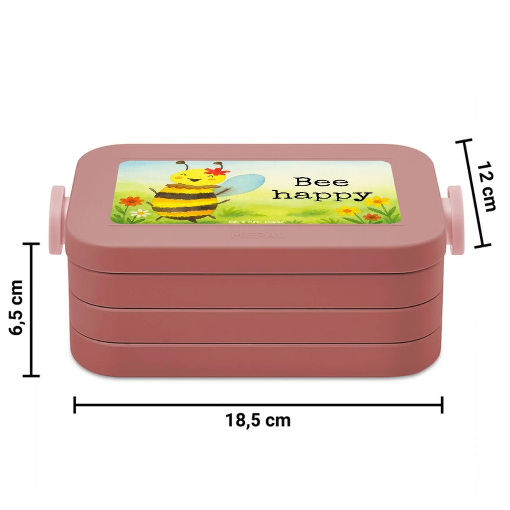 MEPAL Bentobox Biene Happy Design Lunchbox, Bentobox, Brotdose, Biene, Wespe, Hummel