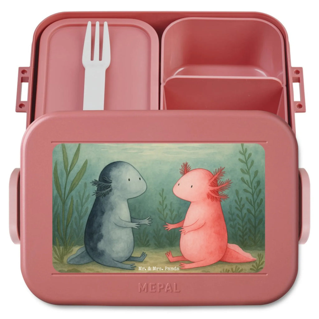 MEPAL Bentobox Axolotl Liebe Design Bentobox, Lunchbox, Brotdose, Axolotl, Molch, Lurch, Valentinstag, Schwanzlurch, Liebe, Ehemann, Lurche, große Liebe, Jahrestag, Freund, Axolot, Liebesbeweis, Verlobter