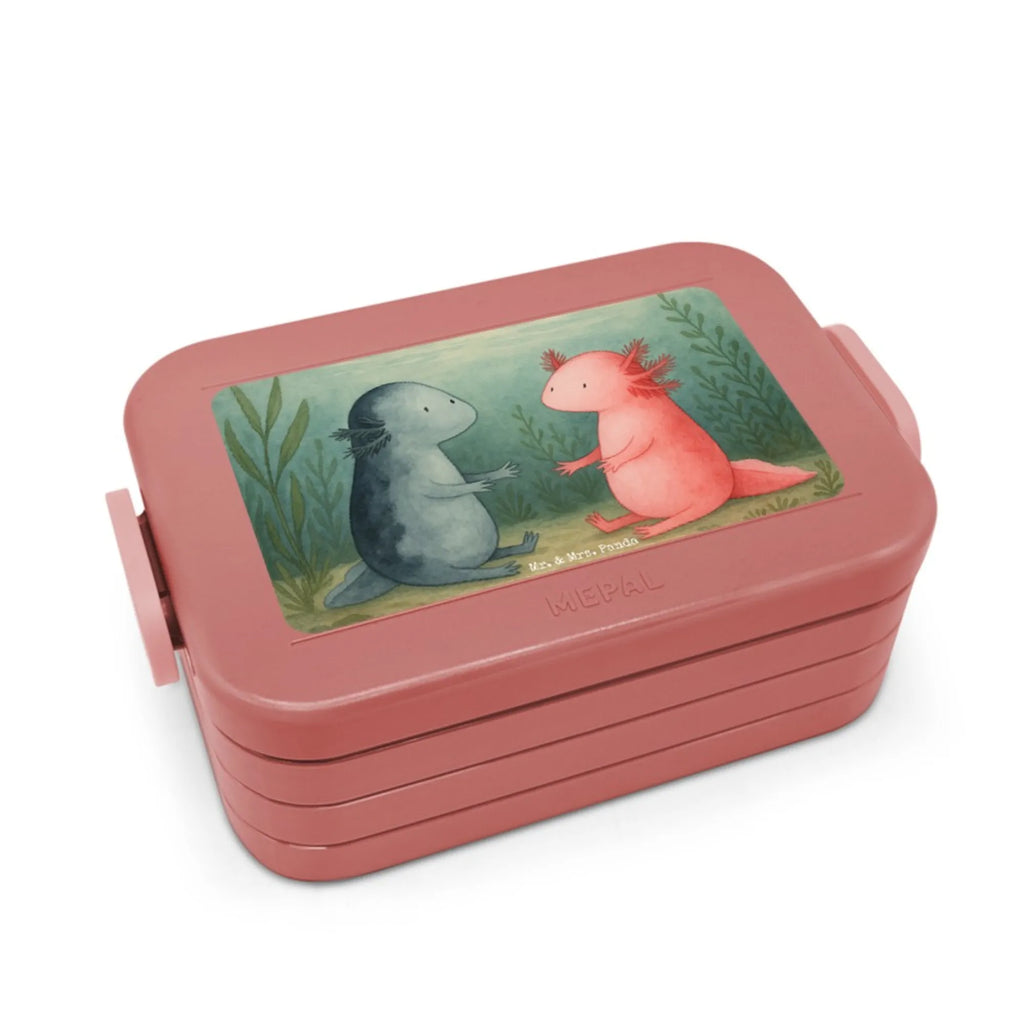 MEPAL Bentobox Axolotl Liebe Design Bentobox, Lunchbox, Brotdose, Axolotl, Molch, Lurch, Valentinstag, Schwanzlurch, Liebe, Ehemann, Lurche, große Liebe, Jahrestag, Freund, Axolot, Liebesbeweis, Verlobter