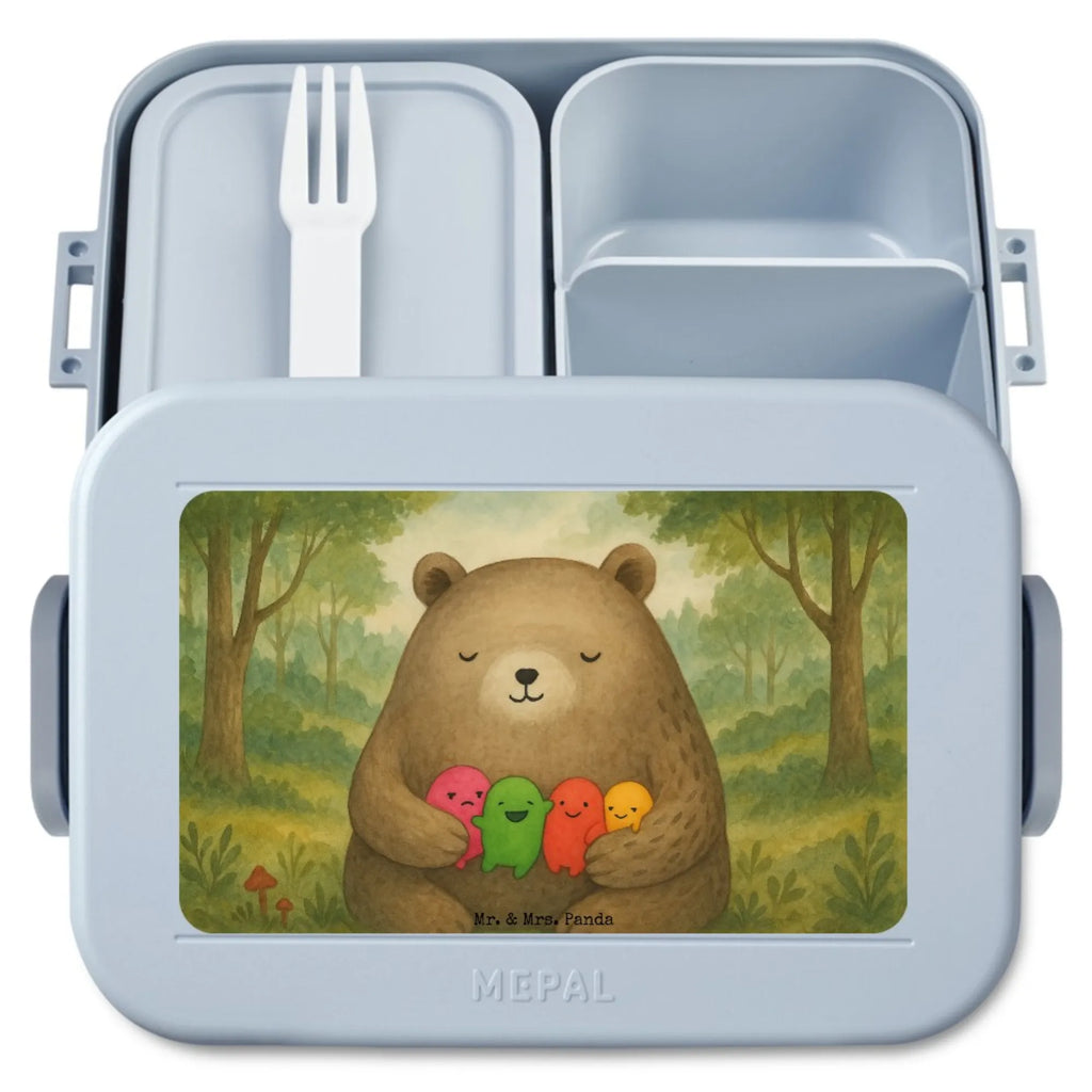 MEPAL Bentobox Bär Gefühl Design Bentobox, Lunchbox, Brotdose, Bär, Teddy, Teddybär, Wahnsinn, Verrückt, Durchgedreht