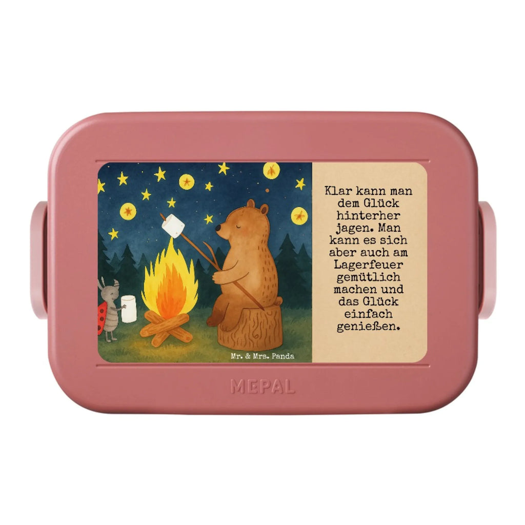 MEPAL Bentobox Bär & Marienkäfer Lagerfeuer Design Bentobox, Brotdose, Lunchbox, Bär, Teddy, Teddybär, Lagerfeuer