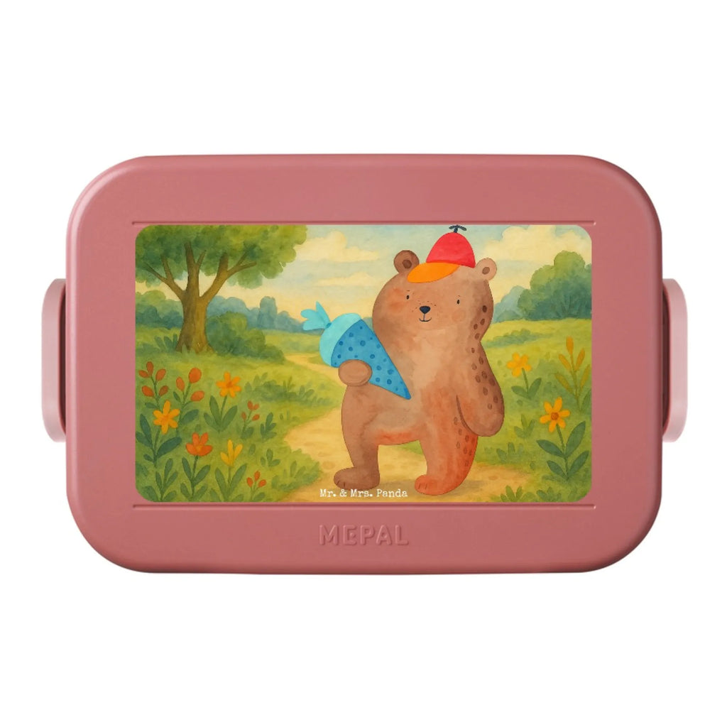 MEPAL Bentobox Bär Schultüte Design Bentobox, Lunchbox, Brotdose, Bär, Teddy, Teddybär, Erster Schultag Geschenk, Einschulung Geschenk, Bär Motiv, Schulanfang, Schultüte, Schule Geschenk, Grundschule, Schulbeginn