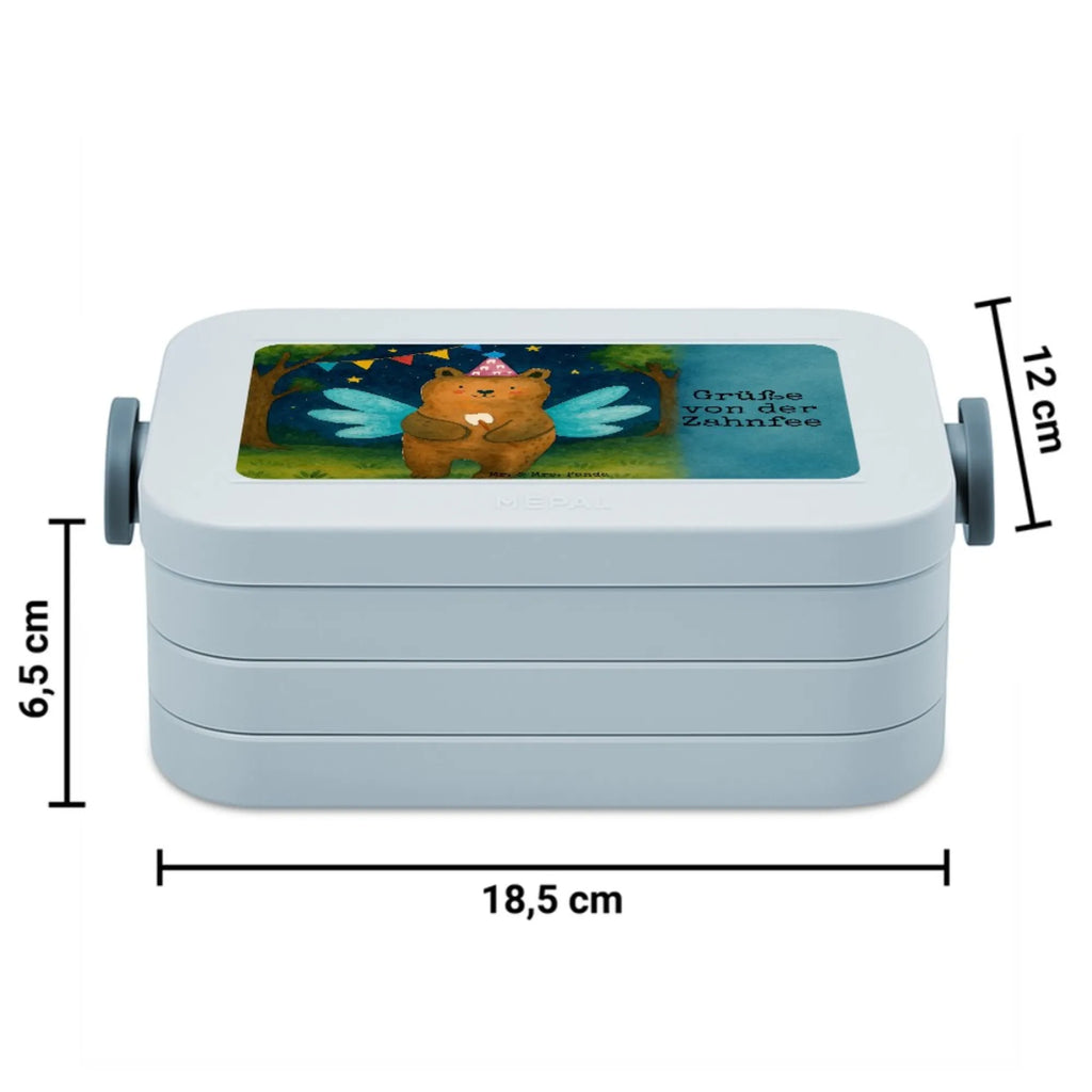 MEPAL Bentobox Bär Zahnfee Design Bentobox, Lunchbox, Brotdose, Bär, Teddy, Teddybär, Fee, Zahnfee, Milchzahn, Erster Zahn