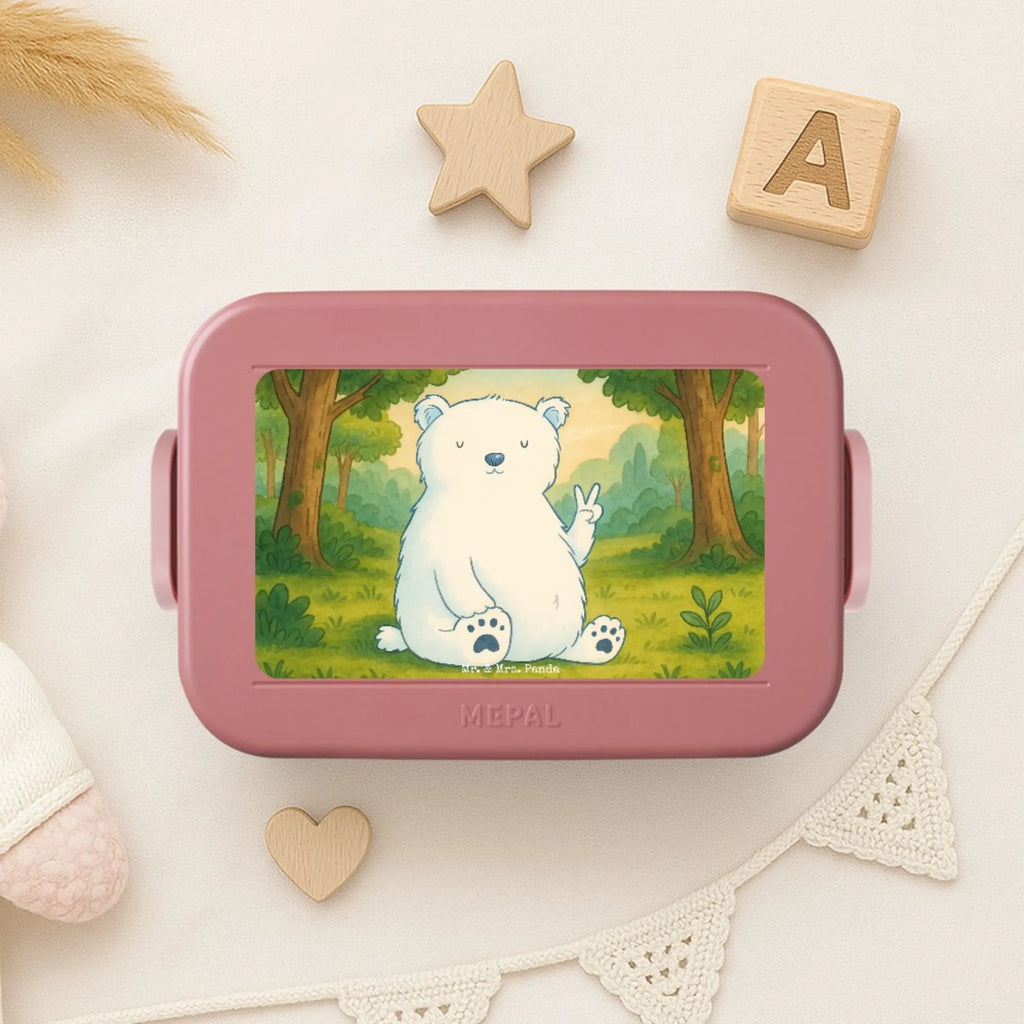 MEPAL Bentobox Eisbär Faul Design Bentobox, Brotdose, Lunchbox, Bär, Teddy, Teddybär, Nordpol, Eisbär, Bürojob, Büro, Relaxen, Arbeitsplatz, Faul, Arbeit, Homeoffice, Entspannen