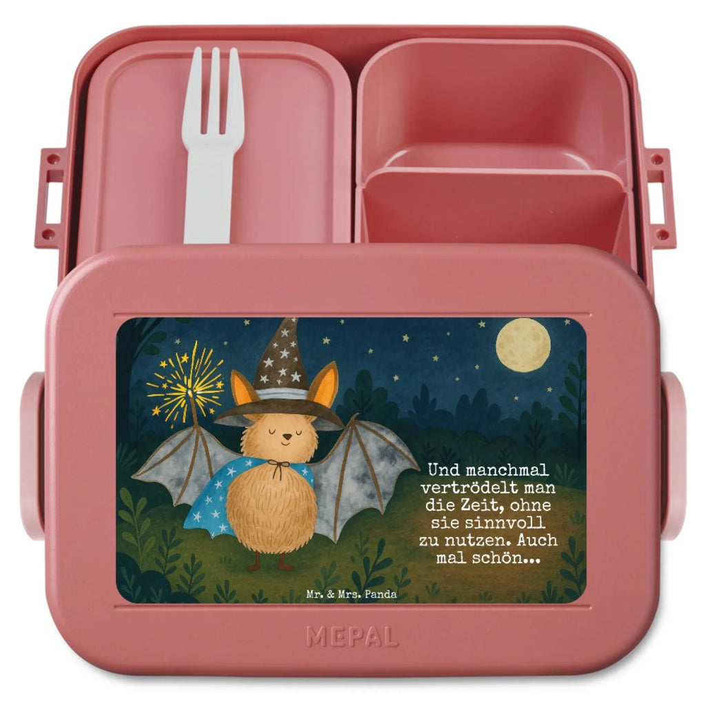 MEPAL Bentobox Fledermaus Zauberer Design Lunchbox, Brotdose, Bentobox, Tiermotive, Gute Laune, lustige Sprüche, Tiere, Magier, reinsteigern, Frauen, Zauberer, Fledermaus, Fledermäuse