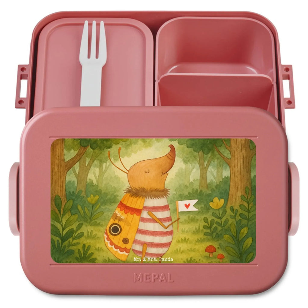 MEPAL Bentobox Nachtfalter Fähnchen Design Lunchbox, Bentobox, Brotdose, Tiermotive, Gute Laune, lustige Sprüche, Tiere, süß, Spruch lustig, Spruch witzig, niedlich, Käfer, Küche Deko, Nachtfalter, Was kostet die Welt