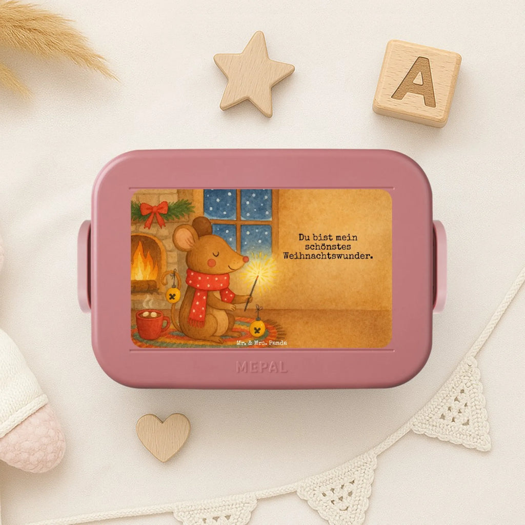 MEPAL Bentobox Maus Weihnachten Design Lunchbox, Brotdose, Bentobox, Winter, Weihnachten, Weihnachtsdeko, Nikolaus, Advent, Heiligabend, Wintermotiv, Weihnachtsmotiv, Mäuschen, Maus, Weihnachtswunder, Weihnachtsgruß, Frohe Weihnachten