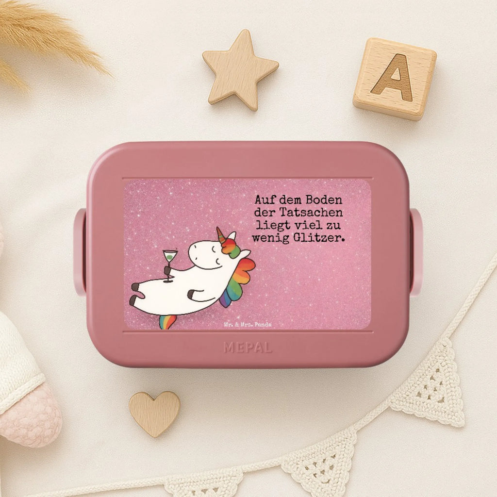 MEPAL Bentobox Einhorn Cocktail Design Bentobox, Brotdose, Lunchbox, Einhorn, Einhörner, Einhorn Deko, Unicorn, Spaß, Feiern, lustig, Freundin, Spruch, Geburtstag, Caipirinha, Glitzer, Cuba Libre, Party, witzig, Sekt, Rum