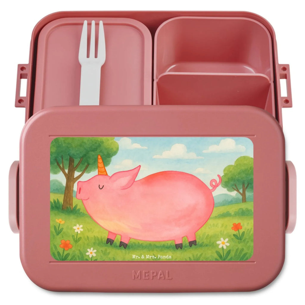 MEPAL Bentobox Einhorn Schwein Design Lunchbox, Bentobox, Brotdose, Einhorn, Einhörner, Einhorn Deko, Unicorn, Spruch, Pig, Schweinhorn, Schwein, funny, Piggy, english, Bauer, witzig. lustig, geschenk, Party, Spaß, englisch