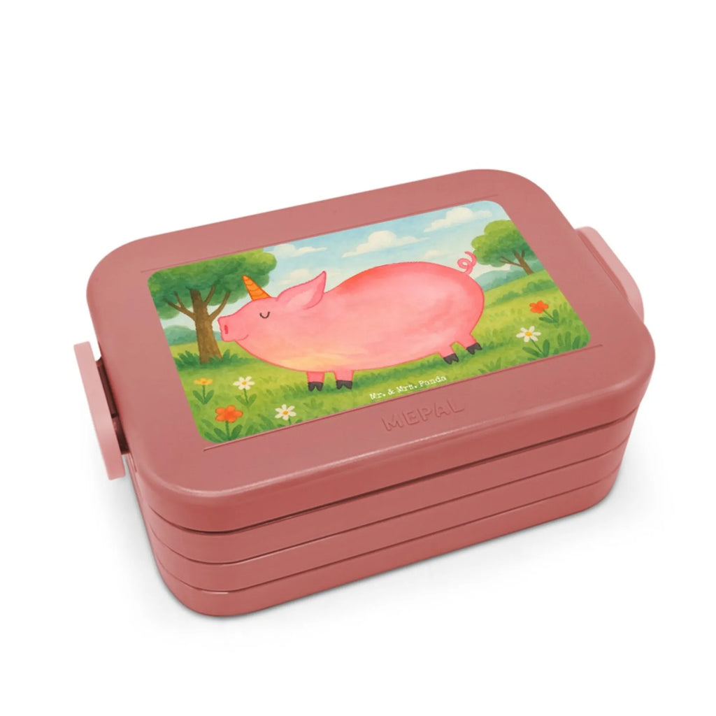 MEPAL Bentobox Einhorn Schwein Design Lunchbox, Bentobox, Brotdose, Einhorn, Einhörner, Einhorn Deko, Unicorn, Spruch, Pig, Schweinhorn, Schwein, funny, Piggy, english, Bauer, witzig. lustig, geschenk, Party, Spaß, englisch