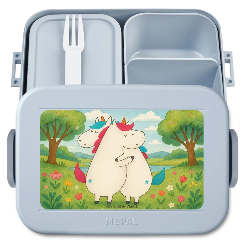 MEPAL Bentobox Einhörner Umarmen Design Brotdose, Bentobox, Lunchbox, Einhorn, Einhörner, Einhorn Deko, Unicorn, BFF, Geschwister, Liebe, Sister, Familie, Freundin, Schwester, Freundinnen, Schwestern
