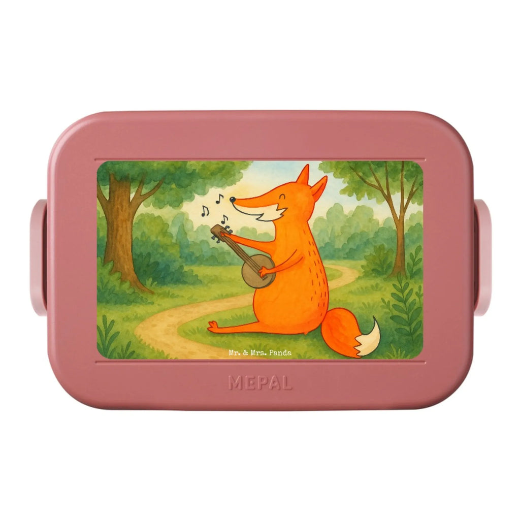 MEPAL Bentobox Fuchs Gitarre Design Brotdose, Lunchbox, Bentobox, Fuchs, Sänger, Musikerin, Geschenk Musiker, Sängerin, Musik Spruch, Gitarre, Füchse
