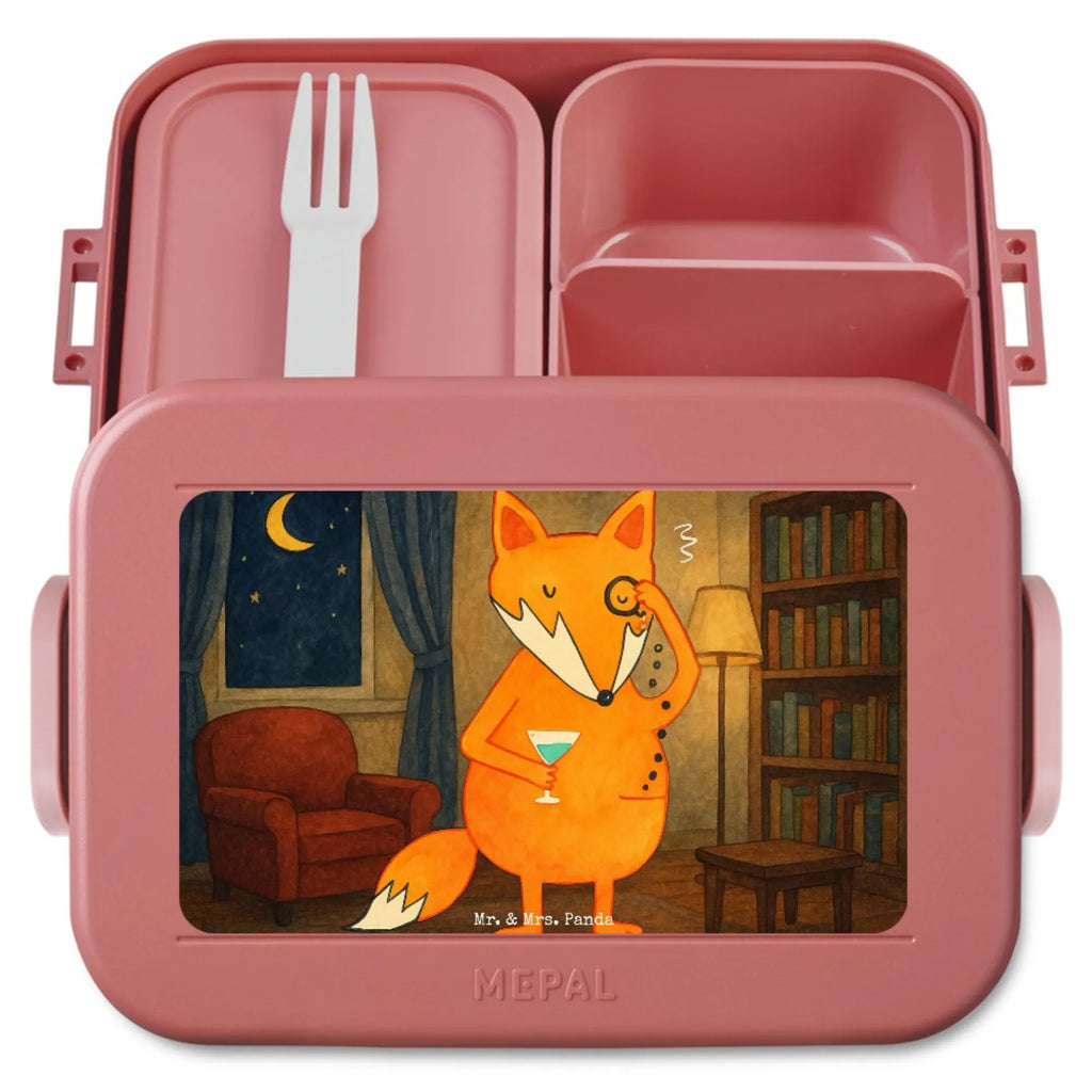 MEPAL Bentobox Fuchs Lord Design Lunchbox, Brotdose, Bentobox, Fuchs, Füchse, Liebeskummer Geschenk, Spruch lustig, Motivation Spruch, Problemlösung, tröstende Worte