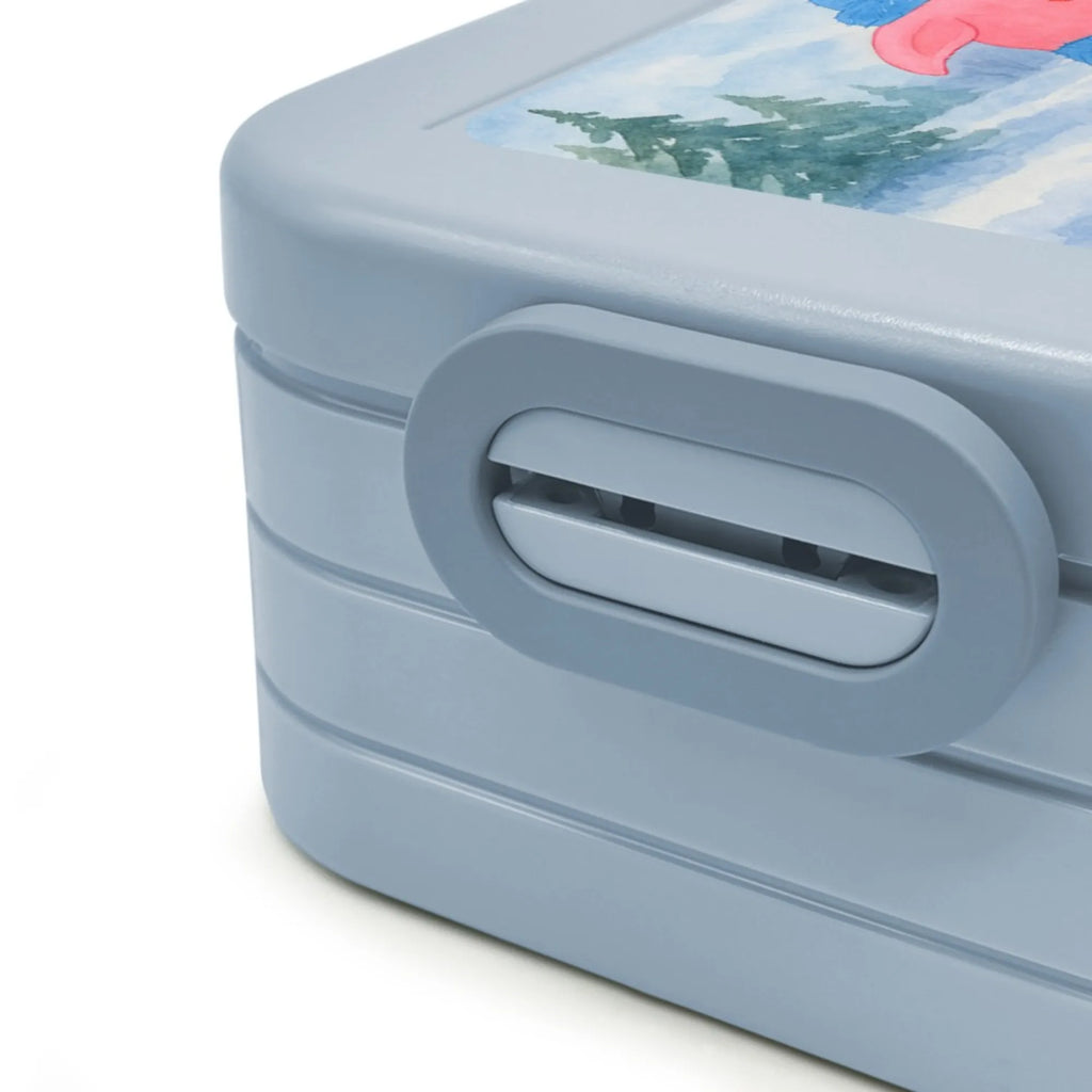 MEPAL Bentobox Schweinchen Glühwein Design Bentobox, Lunchbox, Brotdose, Winter, Weihnachten, Weihnachtsdeko, Nikolaus, Advent, Heiligabend, Wintermotiv, Betrunken, Glühwein, Weihnachtsmarkt, Spruch