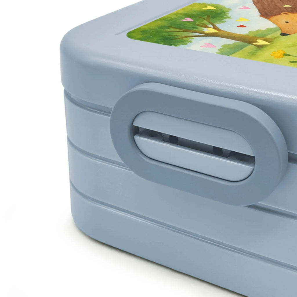 MEPAL Bentobox Igel Herzen Design Brotdose, Lunchbox, Bentobox, Tiermotive, Gute Laune, lustige Sprüche, Tiere, Leben, Herz, Kuss, Herzen, Vertrauen, Igel, Liebe