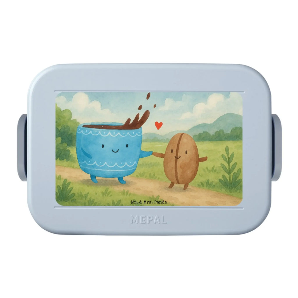 MEPAL Bentobox Kaffee Bohne Design Bentobox, Brotdose, Lunchbox, Tiermotive, Gute Laune, lustige Sprüche, Tiere, Kaffeebohne, Kaffee, Zufriedenheit, Glück, Genuss