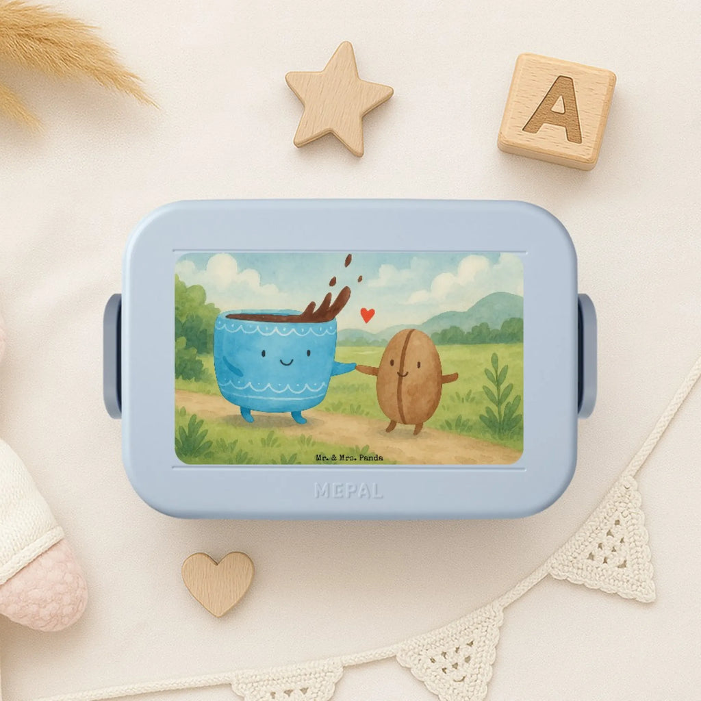 MEPAL Bentobox Kaffee Bohne Design Bentobox, Brotdose, Lunchbox, Tiermotive, Gute Laune, lustige Sprüche, Tiere, Kaffeebohne, Kaffee, Zufriedenheit, Glück, Genuss