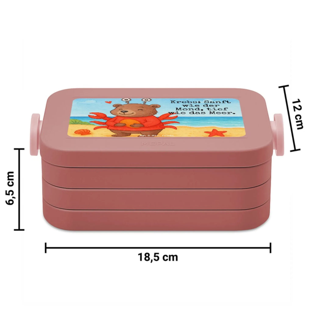 MEPAL Bentobox Krebs Astrologie Design Lunchbox, Brotdose, Bentobox, Tierkreiszeichen, Sternzeichen, Horoskop, Astrologie, Aszendent, Geburtstagsgeschenk, Geschenk, Krebs