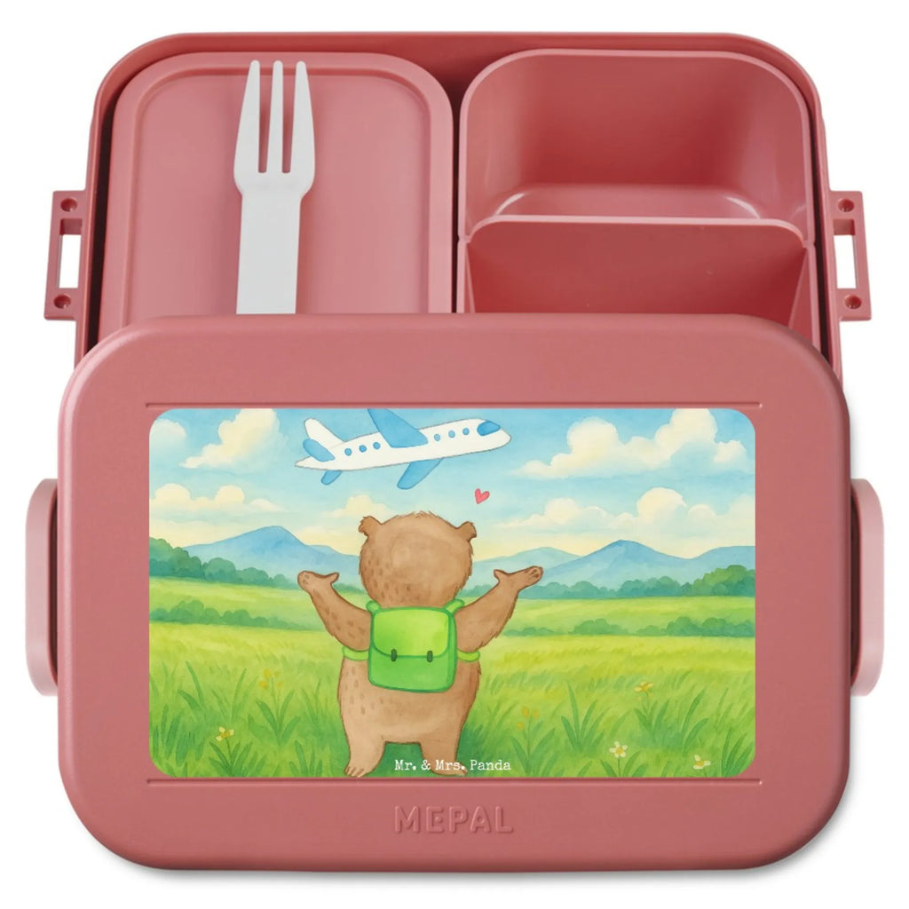 MEPAL Bentobox Bär Flugzeug Design Brotdose, Lunchbox, Bentobox, Liebe, Partner, Freund, Freundin, Ehemann, Ehefrau, Heiraten, Verlobung, Heiratsantrag, Liebesgeschenk, Jahrestag, Hocheitstag, Geschenk für Partner, für Ehemann, Liebesbeweis, Geschenk für Freundin, für Männer, Geschenk für Frauen, Hochzeitstag, Mitbringsel, Valentinstag