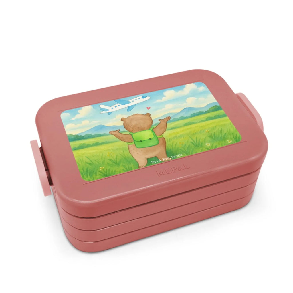 MEPAL Bentobox Bär Flugzeug Design Brotdose, Lunchbox, Bentobox, Liebe, Partner, Freund, Freundin, Ehemann, Ehefrau, Heiraten, Verlobung, Heiratsantrag, Liebesgeschenk, Jahrestag, Hocheitstag, Geschenk für Partner, für Ehemann, Liebesbeweis, Geschenk für Freundin, für Männer, Geschenk für Frauen, Hochzeitstag, Mitbringsel, Valentinstag