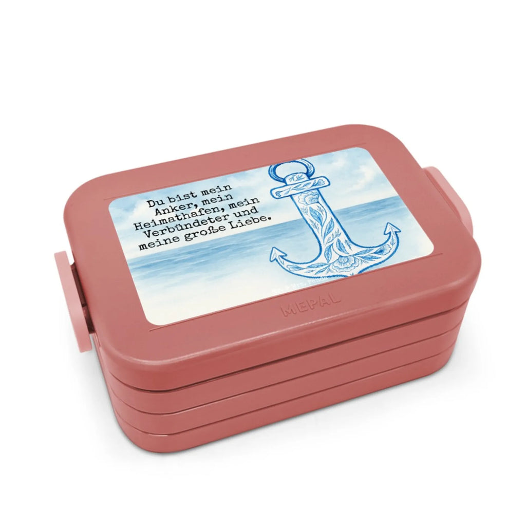 MEPAL Bentobox Anker Blau Design Brotdose, Lunchbox, Bentobox, Tiermotive, Gute Laune, lustige Sprüche, Tiere