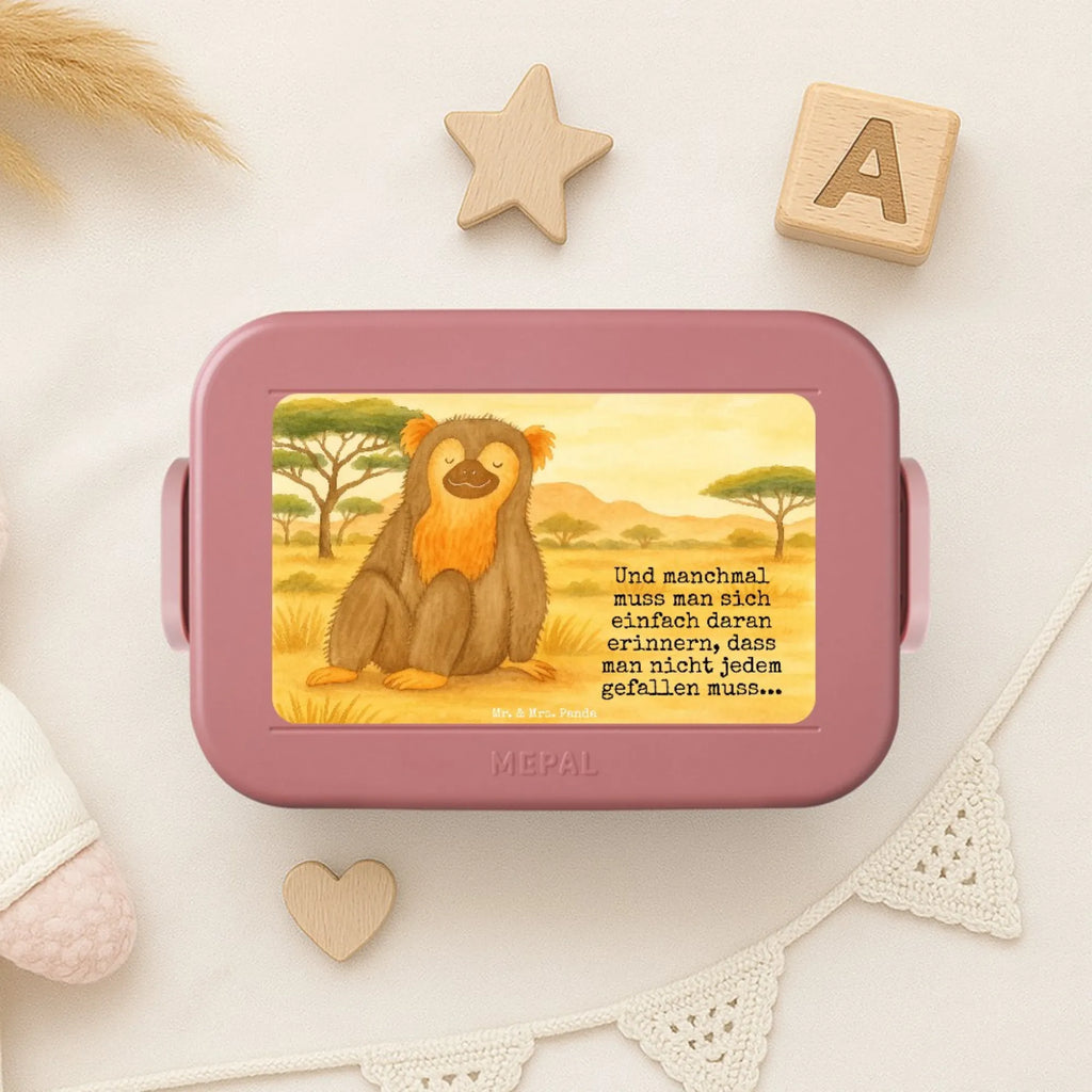 MEPAL Bentobox Affe Design Lunchbox, Bentobox, Brotdose, Afrika, Wildtiere, Äffchen, Selbstliebe, Selfcare, Liebe, Motivation, Selbstbewusstsein, Respekt, Affen, Affe, Selbstachtung