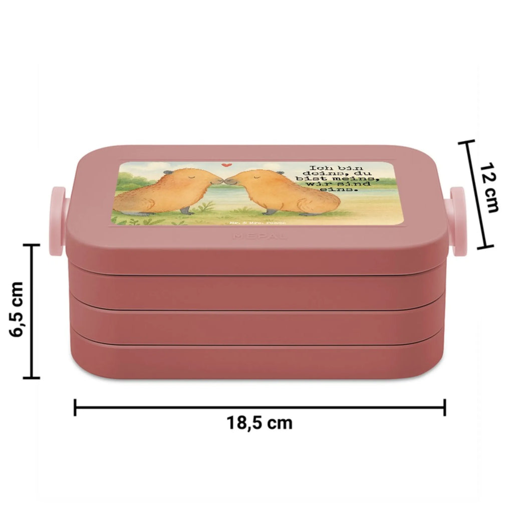 MEPAL Bentobox Capybara Liebe Design Lunchbox, Bentobox, Brotdose, Tiermotive, Gute Laune, lustige Sprüche, Tiere, Ich bin deins, Paar, Partnertiere, Liebe, Kuschel Capybaras, Verschmolzen, Liebesbeweis, Tierliebe, Herzlich, Capybara, Du bist meins, Handgezeichnet, Valentinstag, Jahrestag, Ehejubiläum, Geschenkidee, Romantisches Geschenk, Beziehung, verliebt, Liebesspruch