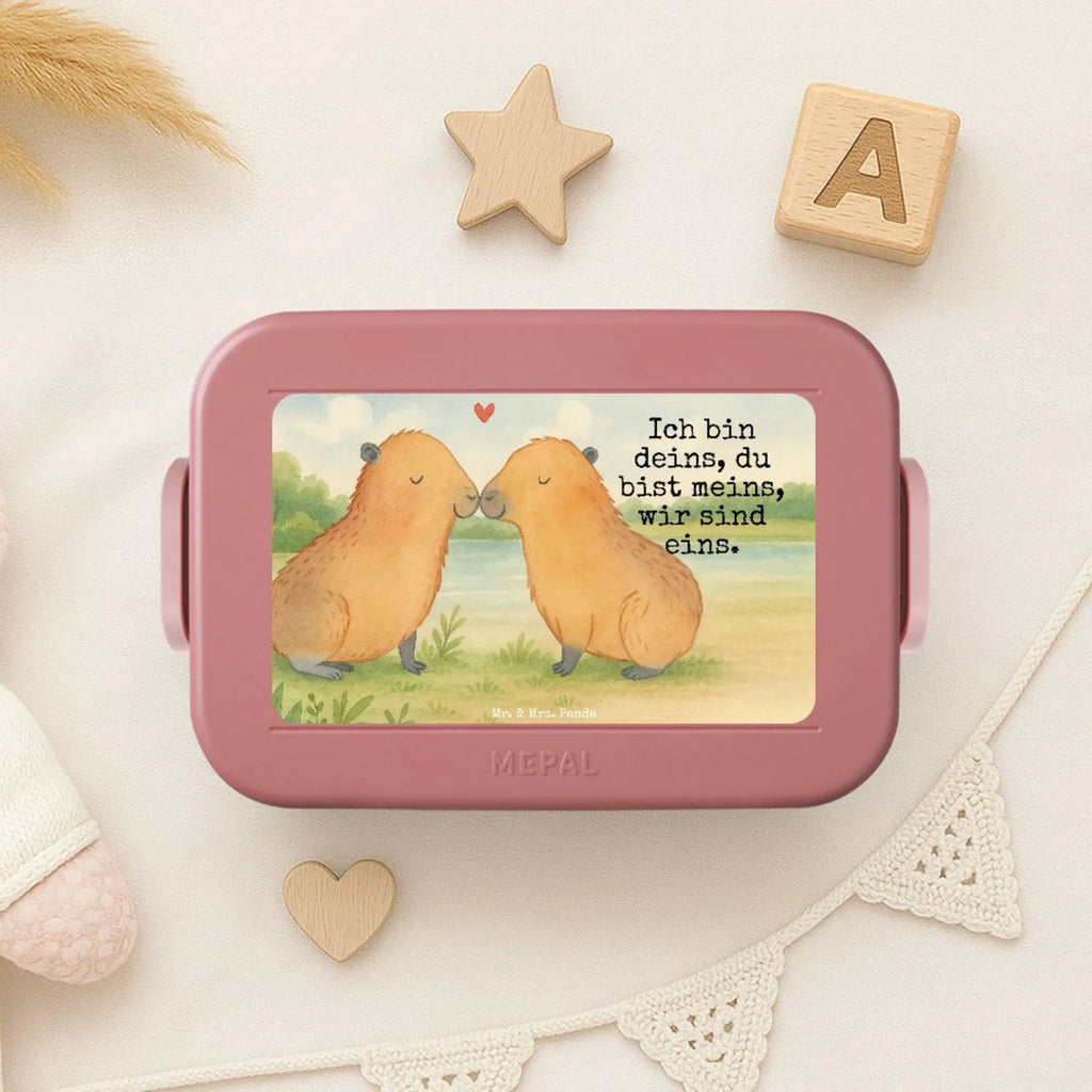 MEPAL Bentobox Capybara Liebe Design Lunchbox, Bentobox, Brotdose, Tiermotive, Gute Laune, lustige Sprüche, Tiere, Ich bin deins, Paar, Partnertiere, Liebe, Kuschel Capybaras, Verschmolzen, Liebesbeweis, Tierliebe, Herzlich, Capybara, Du bist meins, Handgezeichnet, Valentinstag, Jahrestag, Ehejubiläum, Geschenkidee, Romantisches Geschenk, Beziehung, verliebt, Liebesspruch