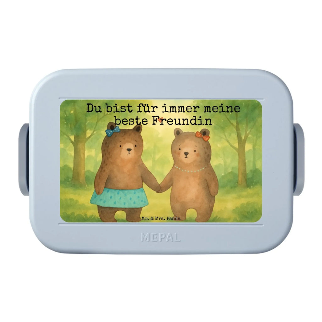 MEPAL Bentobox Bär Freundin Design Lunchbox, Bentobox, Brotdose, Bär, Teddy, Teddybär, Bär Freundin Beste Freund Liebe Liebesbeweis Verliebt Kumpel Kumpeliene