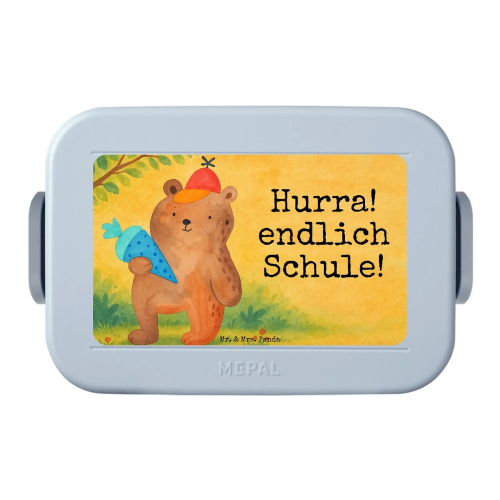 MEPAL Bentobox Bär Schultüte Design Bentobox, Lunchbox, Brotdose, Bär, Teddy, Teddybär, Erster Schultag Geschenk, Einschulung Geschenk, Bär Motiv, Schulanfang, Schultüte, Schule Geschenk, Grundschule, Schulbeginn