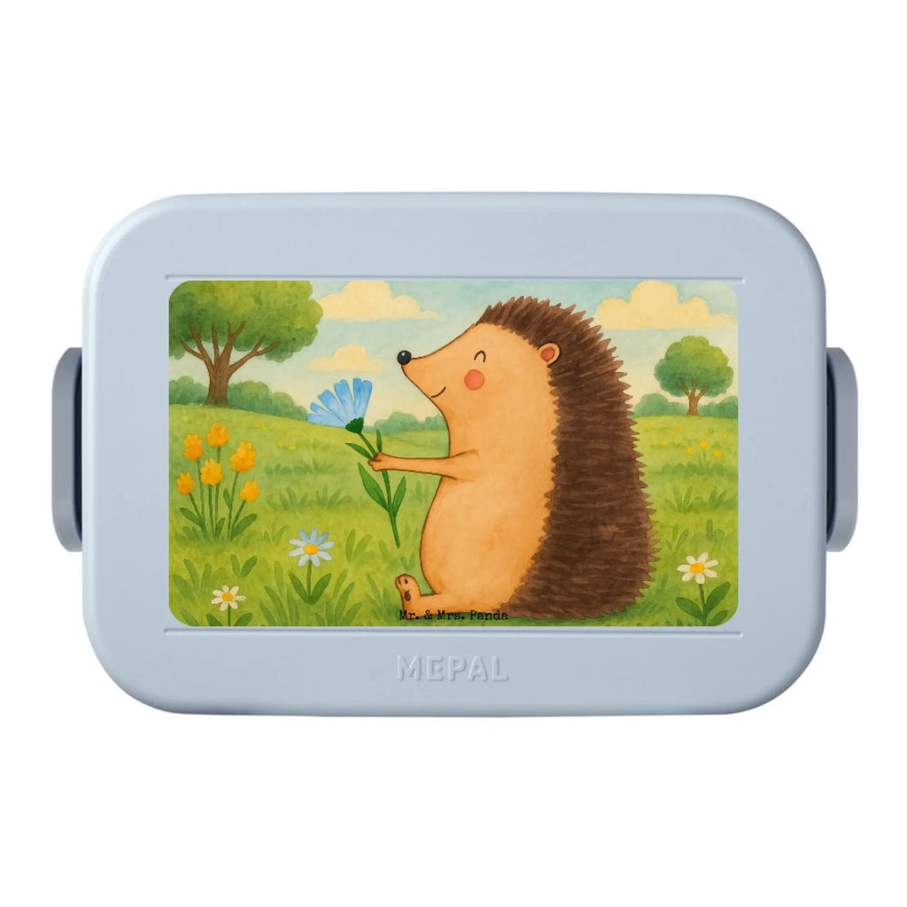 MEPAL Bentobox Igel Blumen Design Brotdose, Lunchbox, Bentobox, Tiermotive, Gute Laune, lustige Sprüche, Tiere, Gute Besserung, Genesungswünsche, Besuch, Krankheit, krank, Krankenhaus, Igel